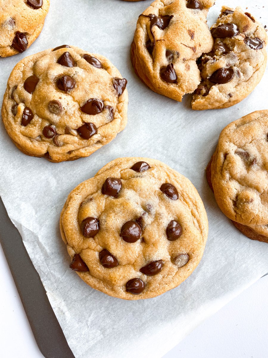The Thickest and Gooiest Chocolate Chip&nbsp;Cookies