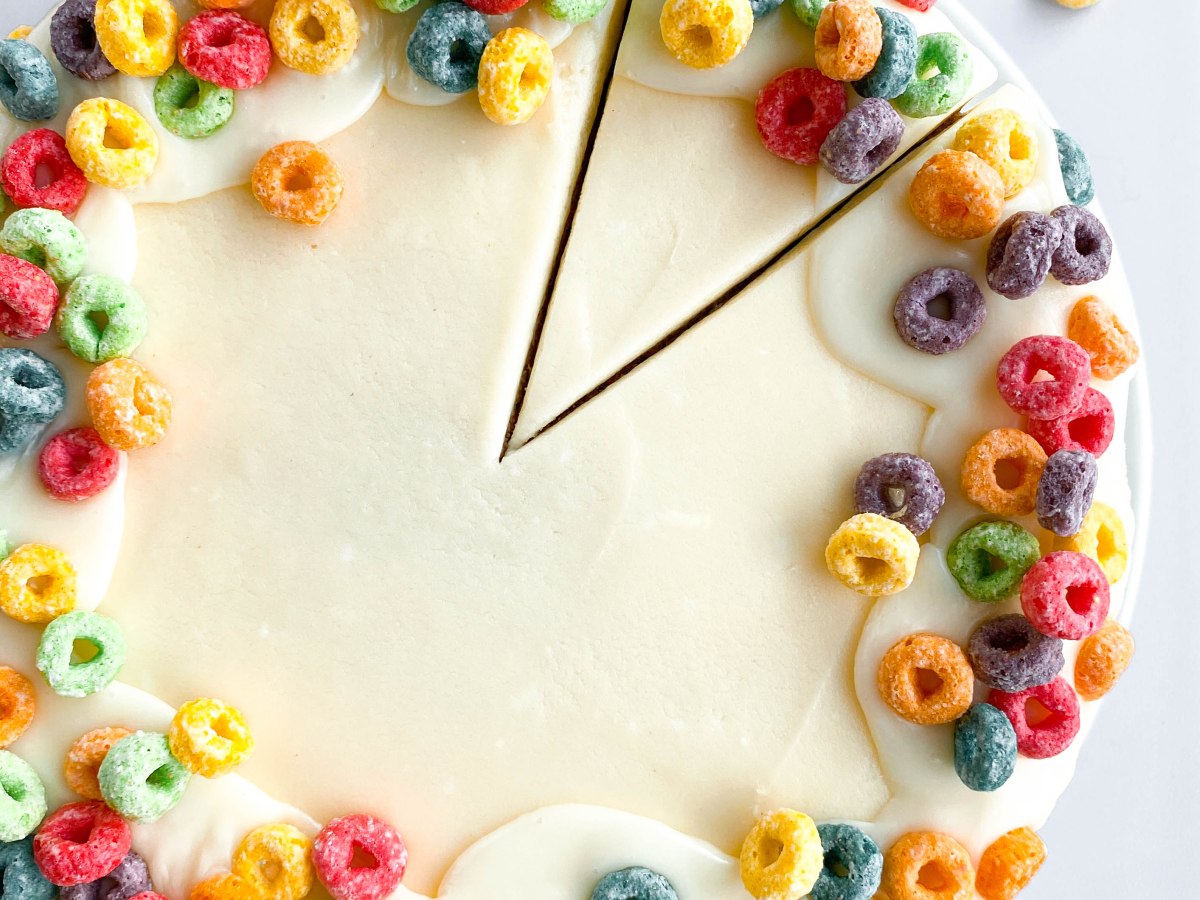 Fruity Cereal ‘N Milk Layered&nbsp;Cake