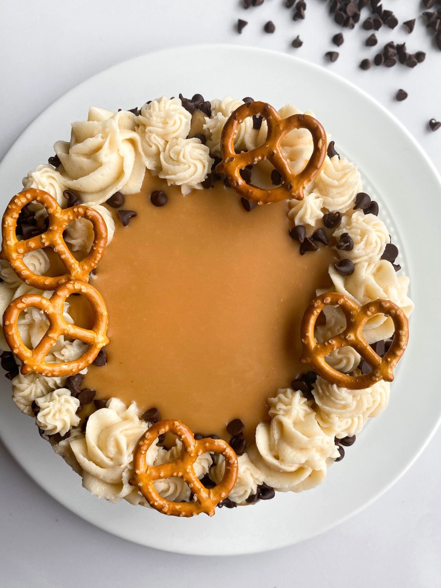 “Everything But The Kitchen Sink Cookie” Layered&nbsp;Cake