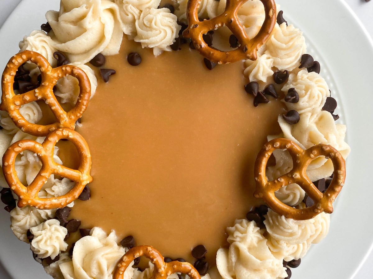 “Everything But The Kitchen Sink Cookie” Layered&nbsp;Cake