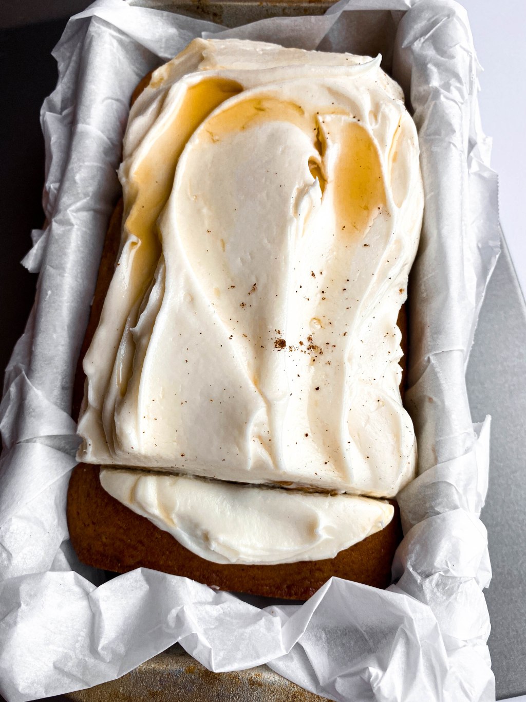 Spiced Apple Bread with a Simple Cream Cheese&nbsp;Frosting